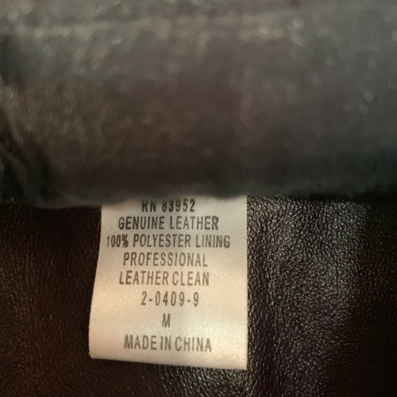 Tribeca Studio Genuine Warm Leather Jacket, Size M - Picture 2 of 3
